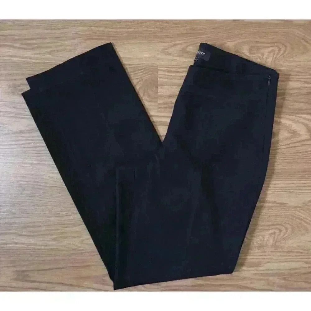 Talbots Curvy Women's Blue Straight Trouser Pants, Size 6 - Picture 12 of 14